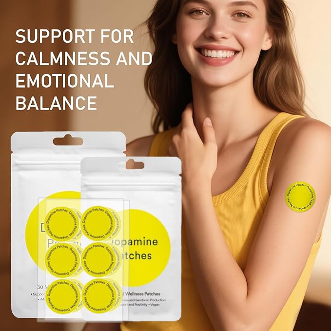 LastSweness GLP-1 Dopamine Patches & Body Care Patches Set – Vegan Mood & Motivation Support, Natural Formula, 2 Pack (60 Count)
