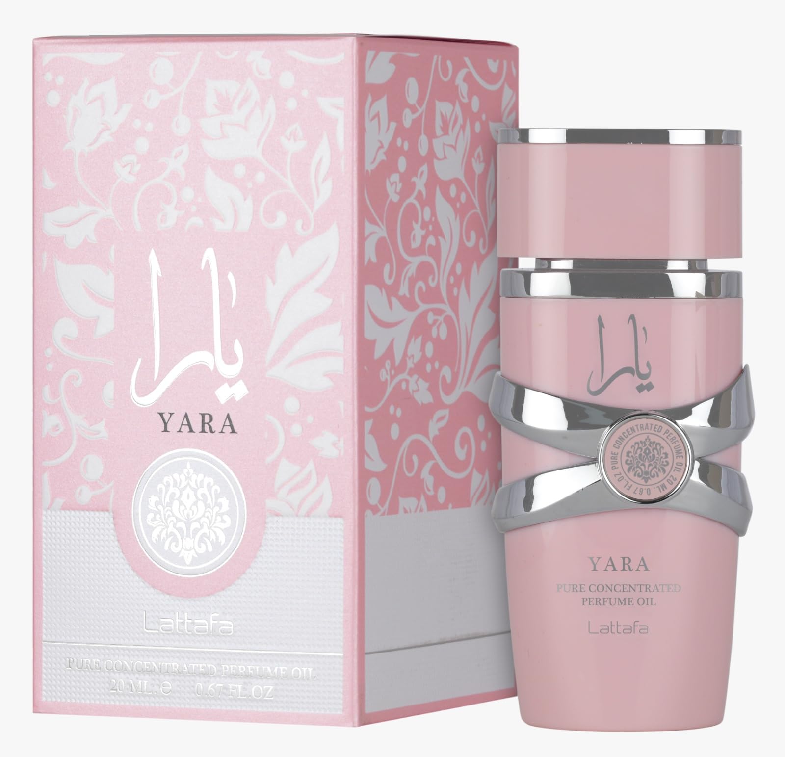 Lattafa Yara – Floral Gourmand Fruity Musky Perfume Oil for Women (0.67 oz / 20 ml)