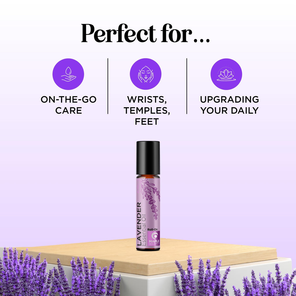 Lavender Essential Oil Roll-On 2-Pack | Calming Aromatherapy for Sleep & Relaxation