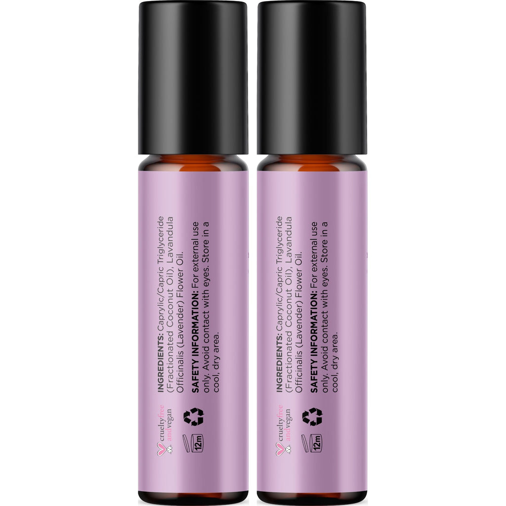 Lavender Essential Oil Roll-On 2-Pack | Calming Aromatherapy for Sleep & Relaxation