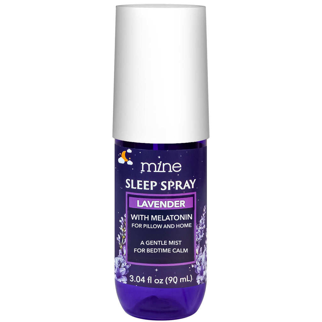Lavender Sleep Spray with Melatonin – Natural Pillow Mist for Relaxing Sleep | Calming Bed Spray