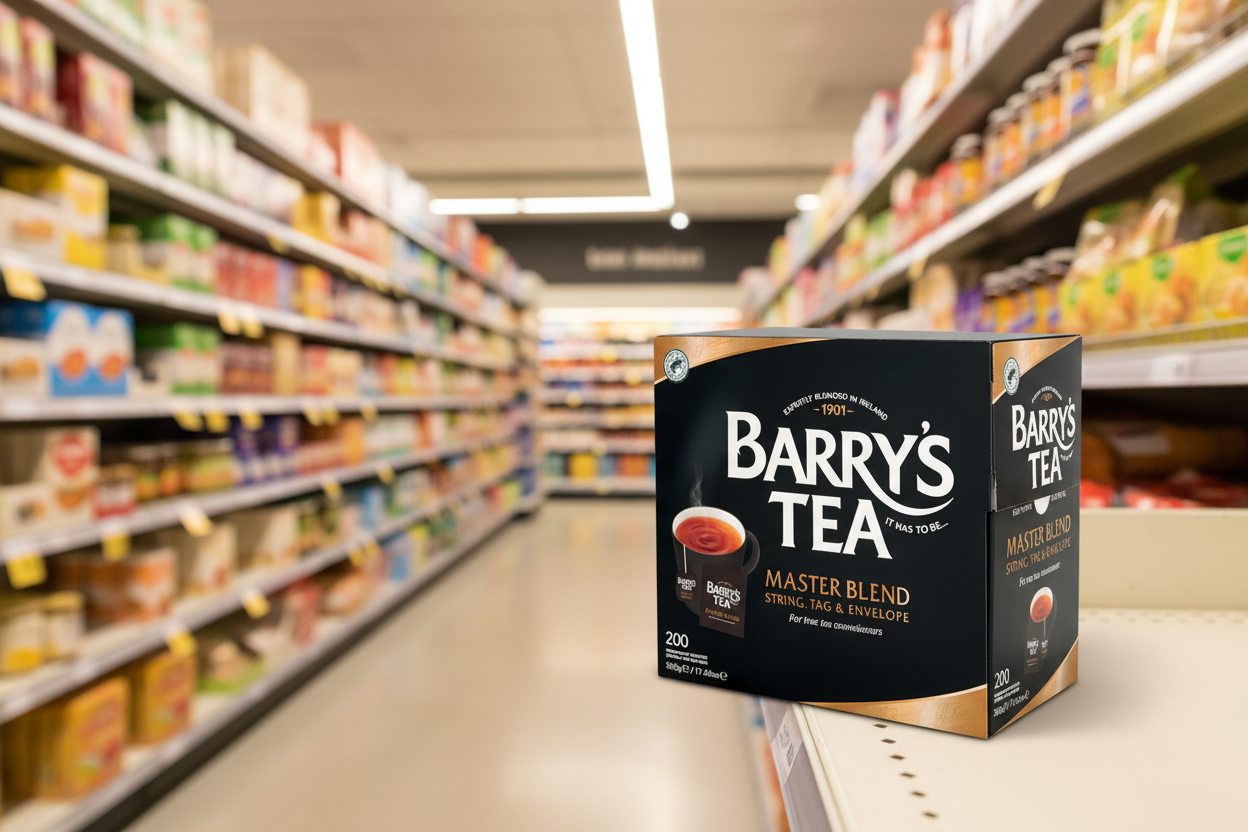 Barrys Masterblend Tea String Tag And Envelope 200 S