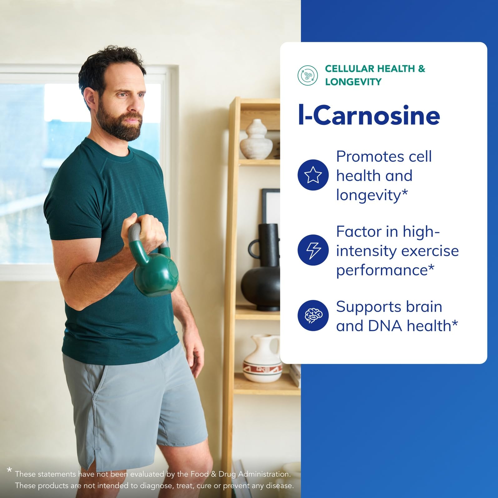 Pure Encapsulations L-Carnosine | Amino Acid Support for Joints, Brain & Heart Health | 60 Capsules