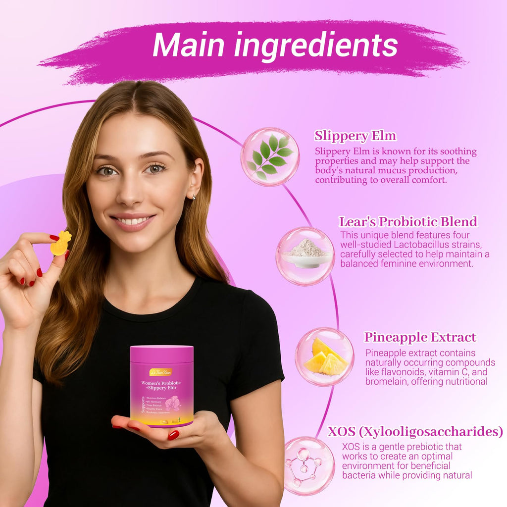 Le Tian Xian Her Juicy Feminine Probiotics Gummies for Women – pH Balance & Digestive Health