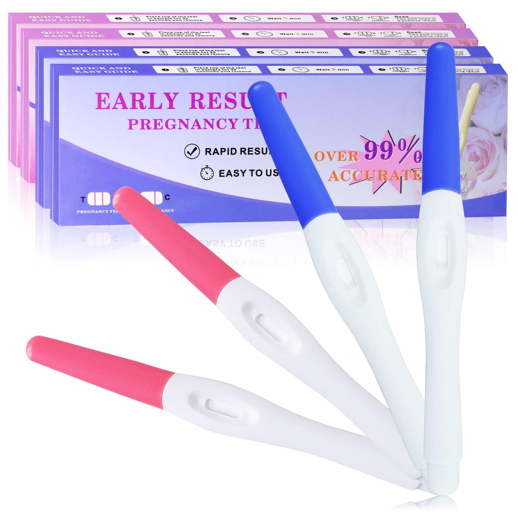 LE TOOTER Fake Pregnancy Test Strips - 4 Pack Prank Kit (Blue & Pink)