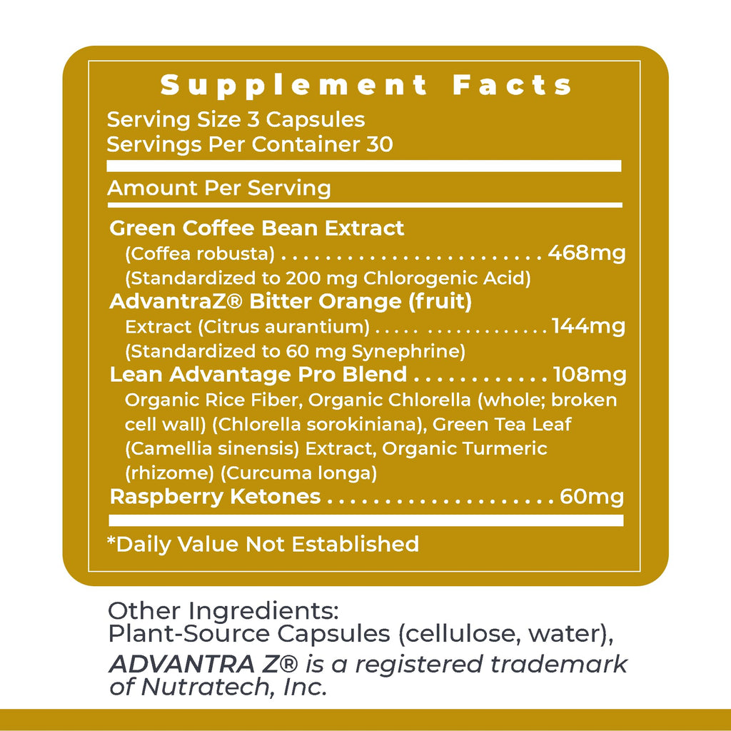 Premier Research Labs Lean Advantage: Green Coffee Bean Extract for Weight Loss - 90 Capsules