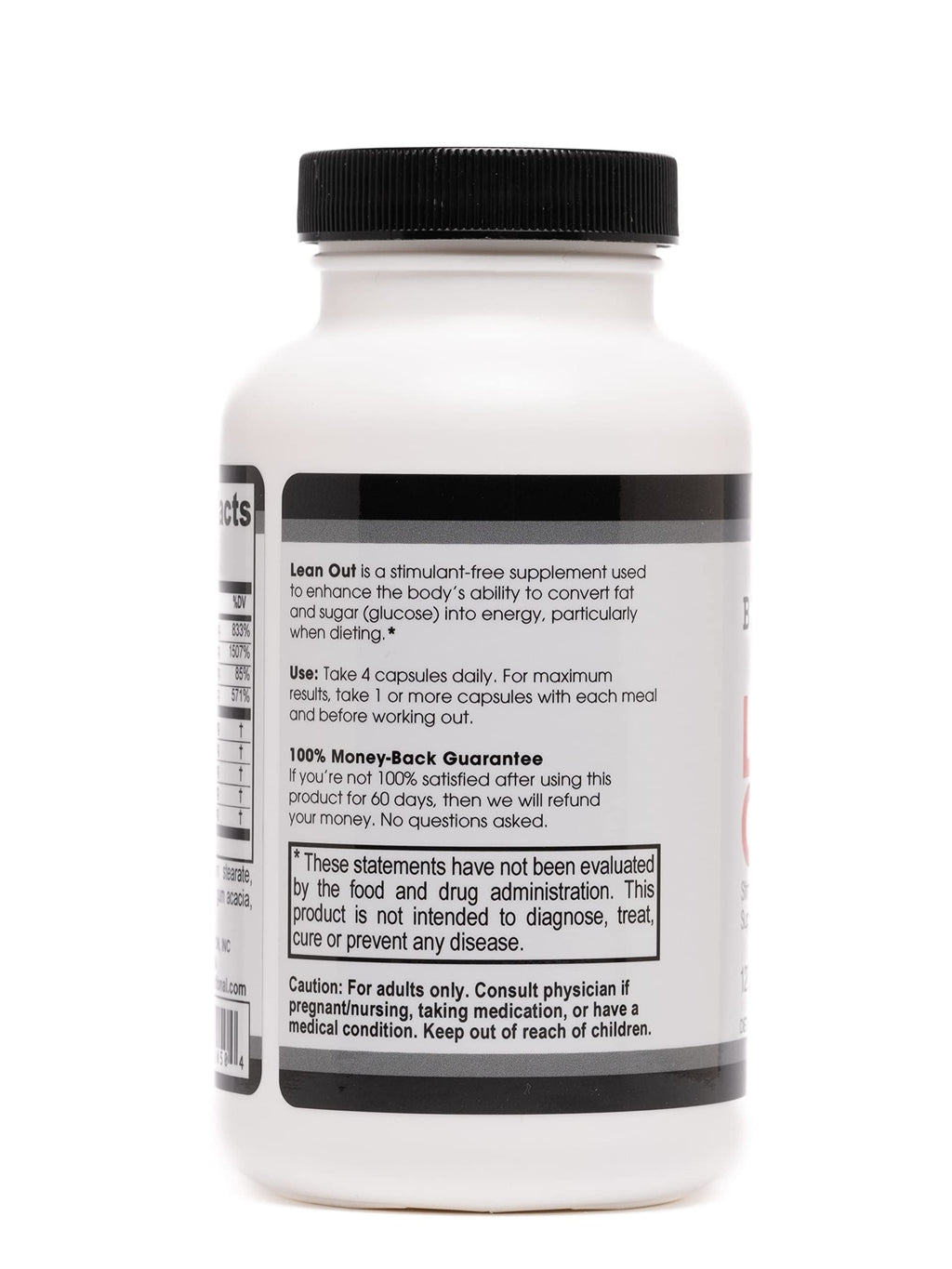 Beverly International Lean Out 120 Caps | Fat Burner with Metabolic Support | Lipotropics | AM & PM Stackable