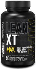 Jacked Factory Lean-XT Max – Stim-Free Fat Burner with Carnipure, InnoSlim & ForsLean | 90 Count