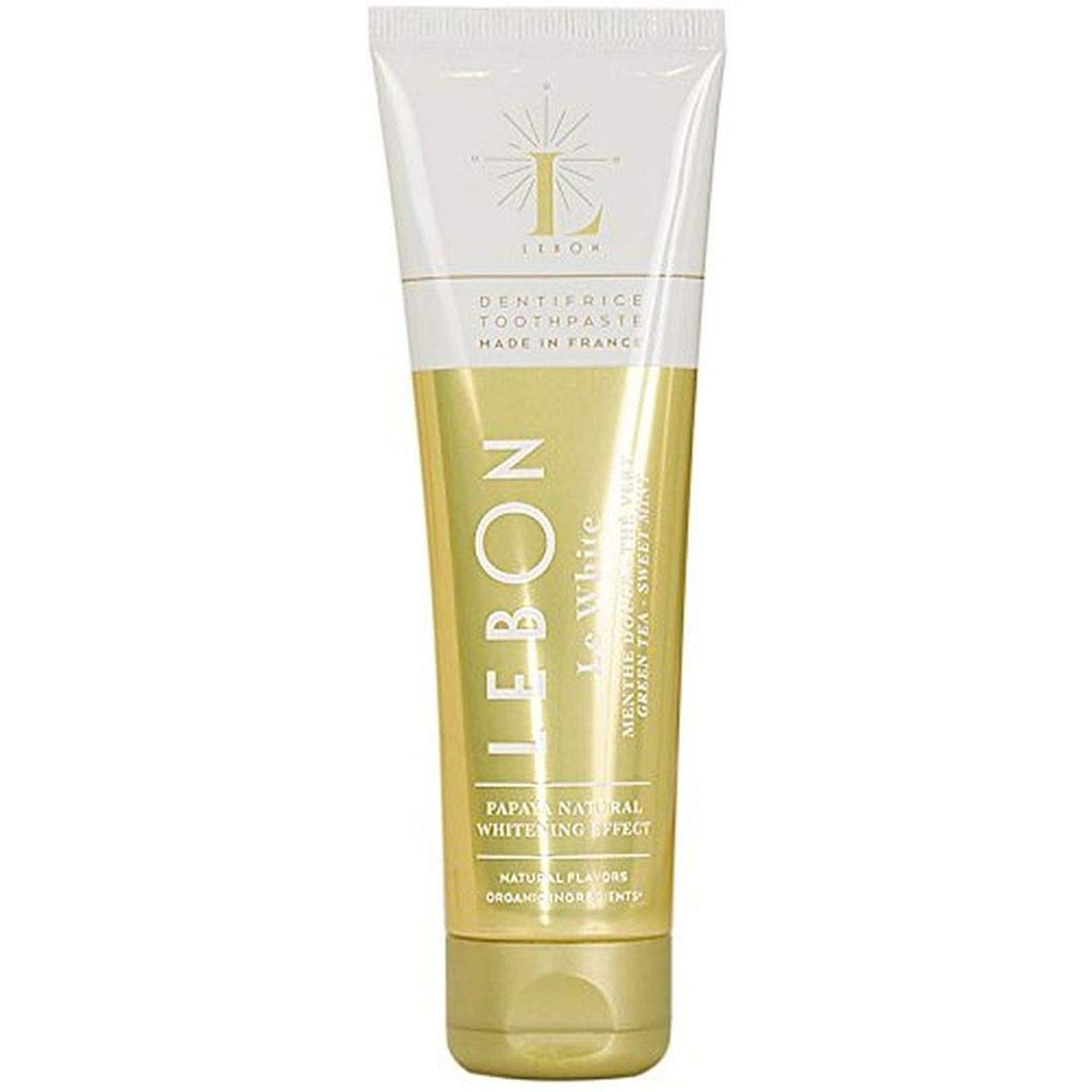 Lebon Le White Organic Toothpaste 75 ml – Sweet Mint & Green Tea
