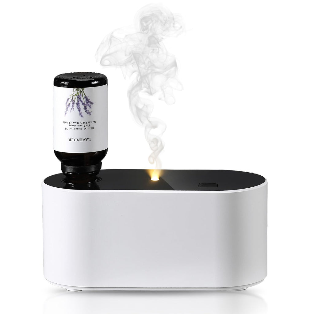 Lecdura Waterless Diffuser - Battery-Operated Essential Oil Nebulizing Diffuser for 400-700 sq ft