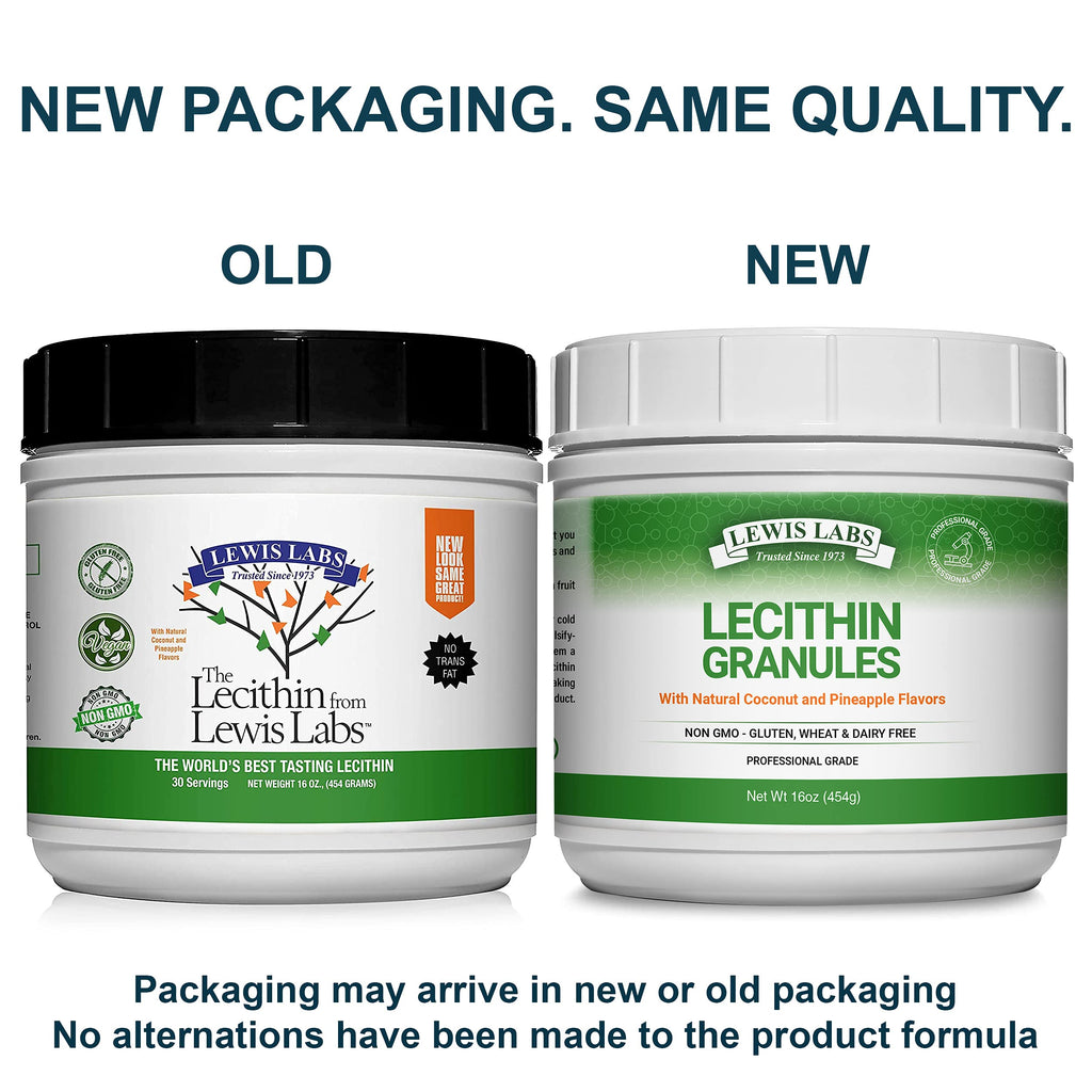 Lecithin Granules Supplement | Natural Soy Lecithin Powder | Phosphatidylcholine | Brain Health & Immune Support | 16 oz