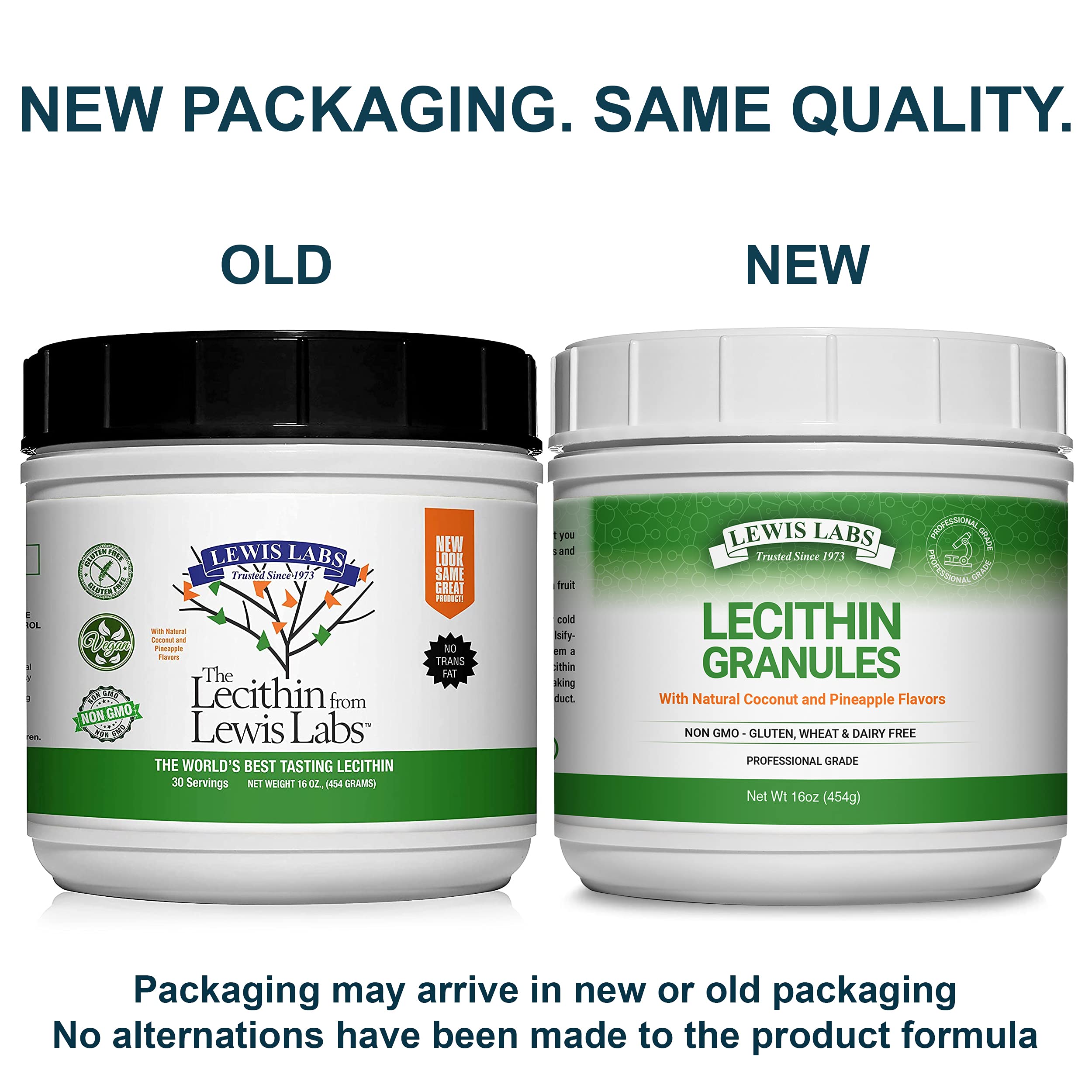 Lecithin Granules Supplement | Natural Soy Lecithin Powder | Phosphatidylcholine | Brain Health & Immune Support | 16 oz