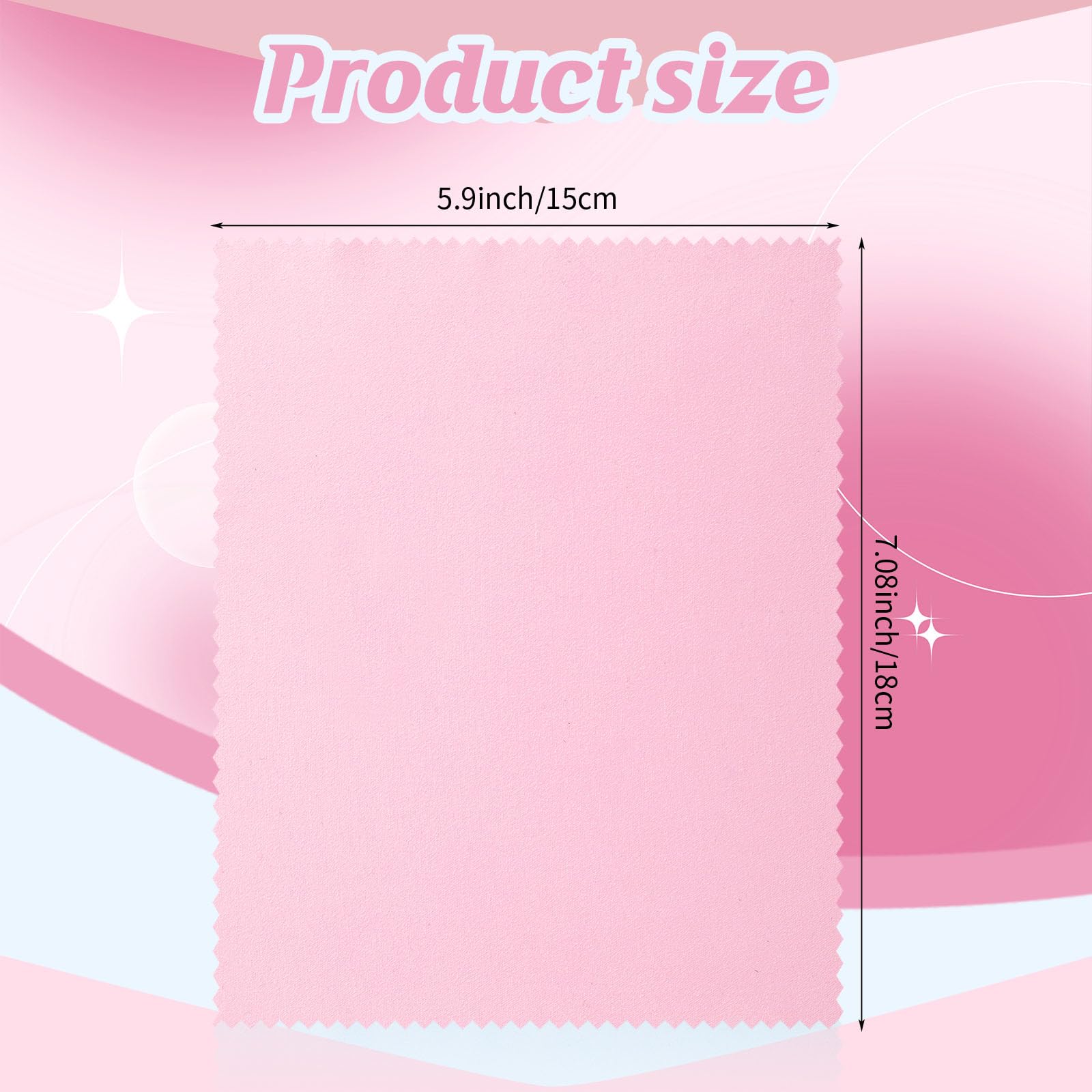 Leelosp 300 Pcs Pink Microfiber Cleaning Cloths – 6x7 in