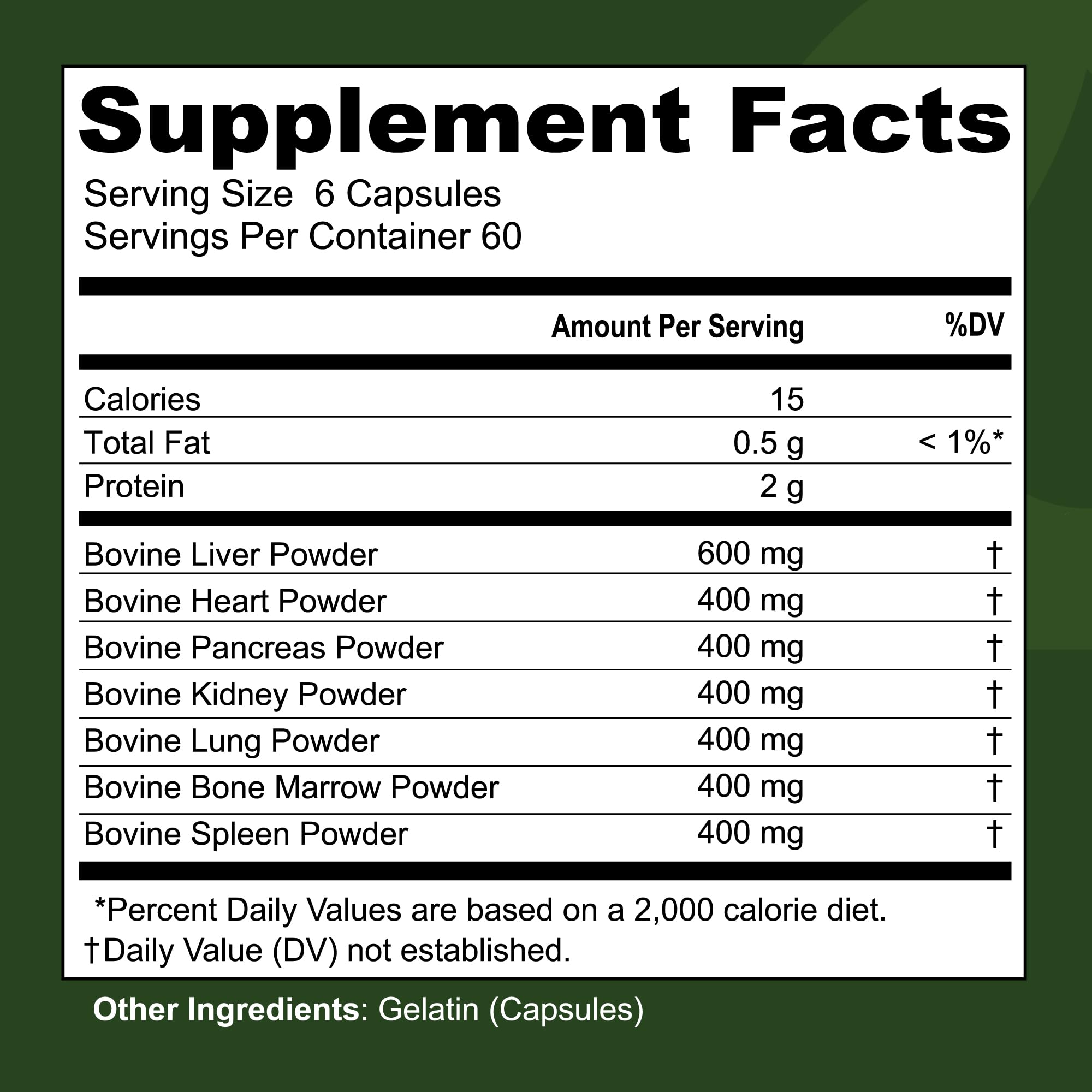 Left Coast Performance Beef Organ Complex | Grass-Fed NZ, 360ct, Non-GMO