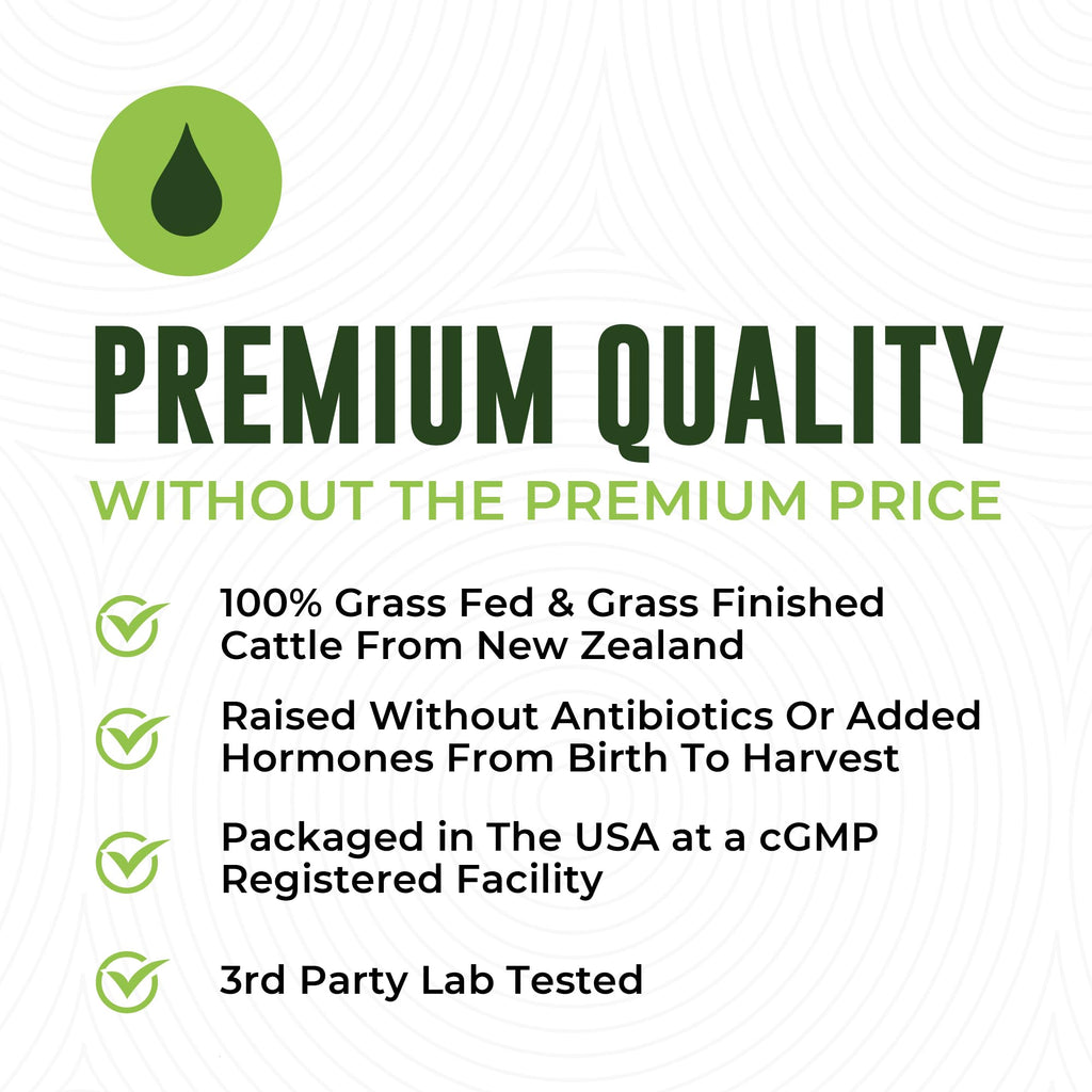 Left Coast Performance Beef Organ Complex | Grass-Fed NZ, 360ct, Non-GMO