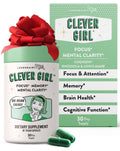 Legendairy Milk Clever Girl: Focus Support with Lion’s Mane & Citicoline | Memory & Mental Clarity for Women | 30 Servings