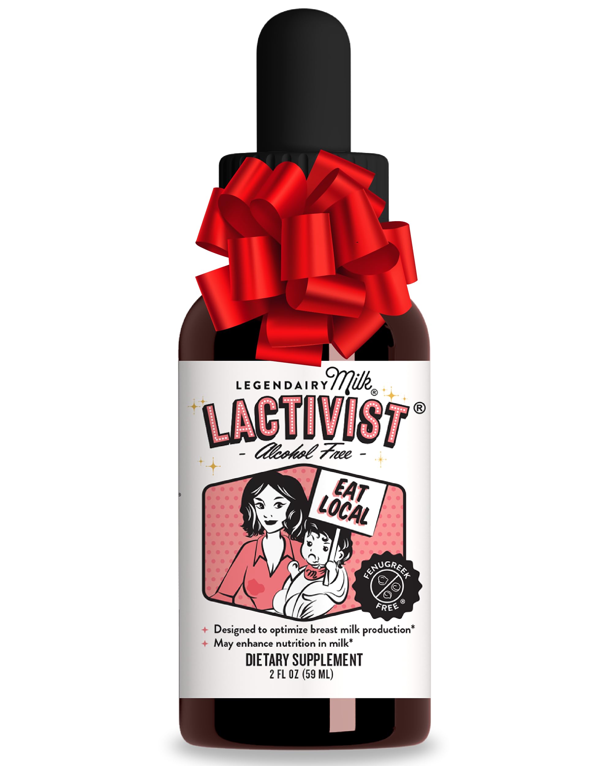 Legendairy Milk Lactivist Drops – Organic Torbangun for Lactation | Alcohol-Free, Made in USA, 2 fl oz