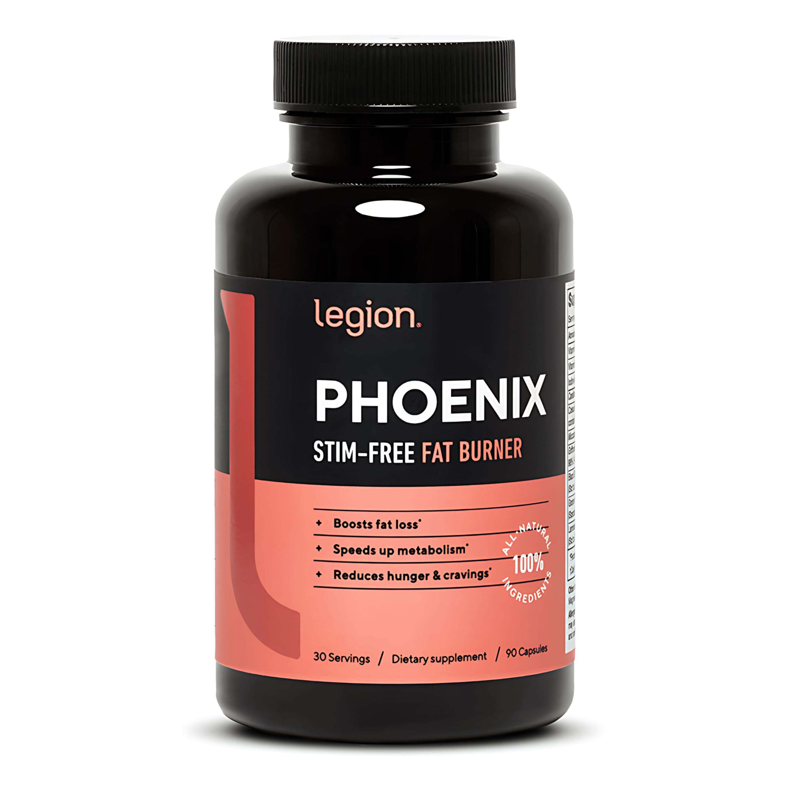 Legion Phoenix Thermogenic Fat Burners - 30 Servings, 90 Capsules | LEGION