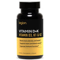 LEGION Vitamin D3 K2 + D: Immunity, Bone Density & Heart Health