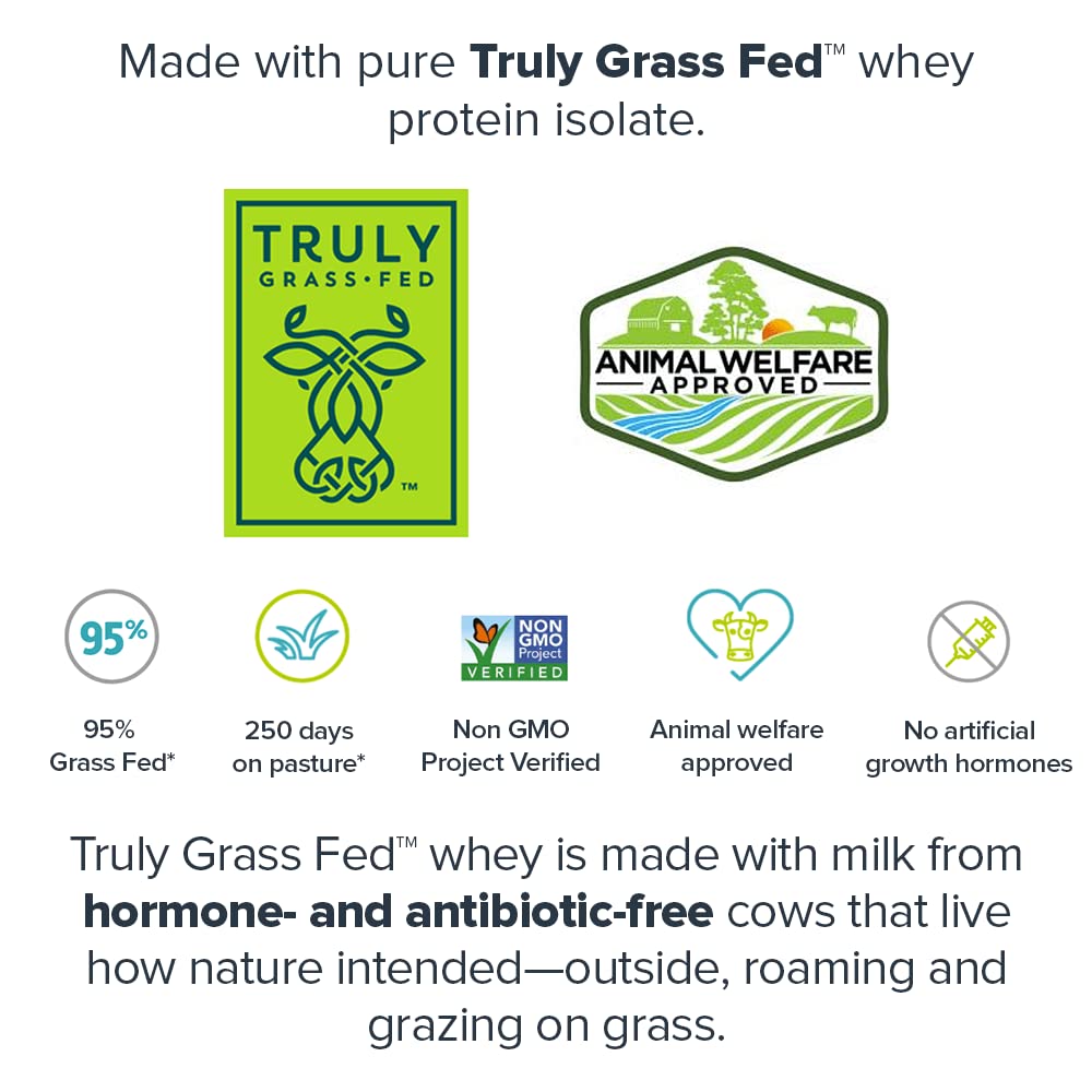 LEGION Whey+ French Vanilla Whey Isolate – Grass-Fed, 60 Servings
