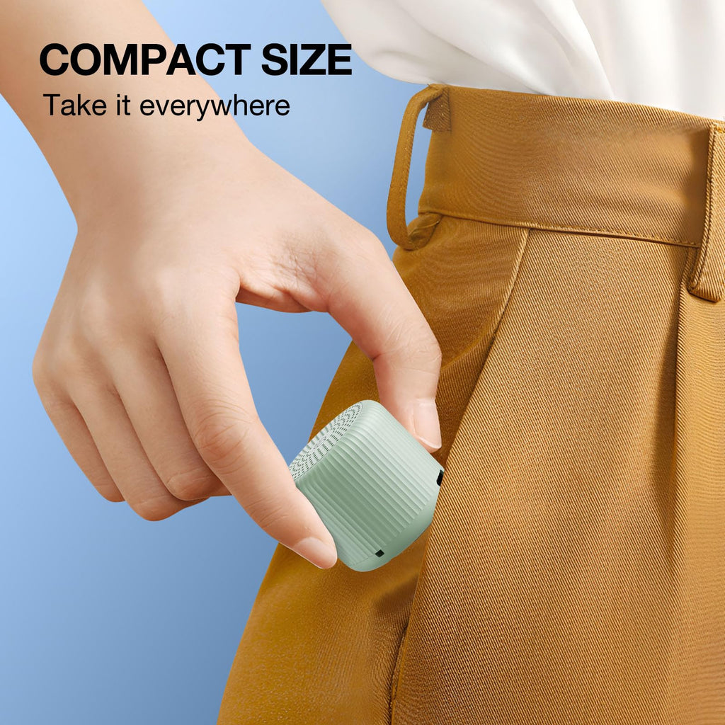 LEICEX Mini White Noise Machine – Portable Travel Sound Machine (Mint) with 15 Non-Looping Sounds