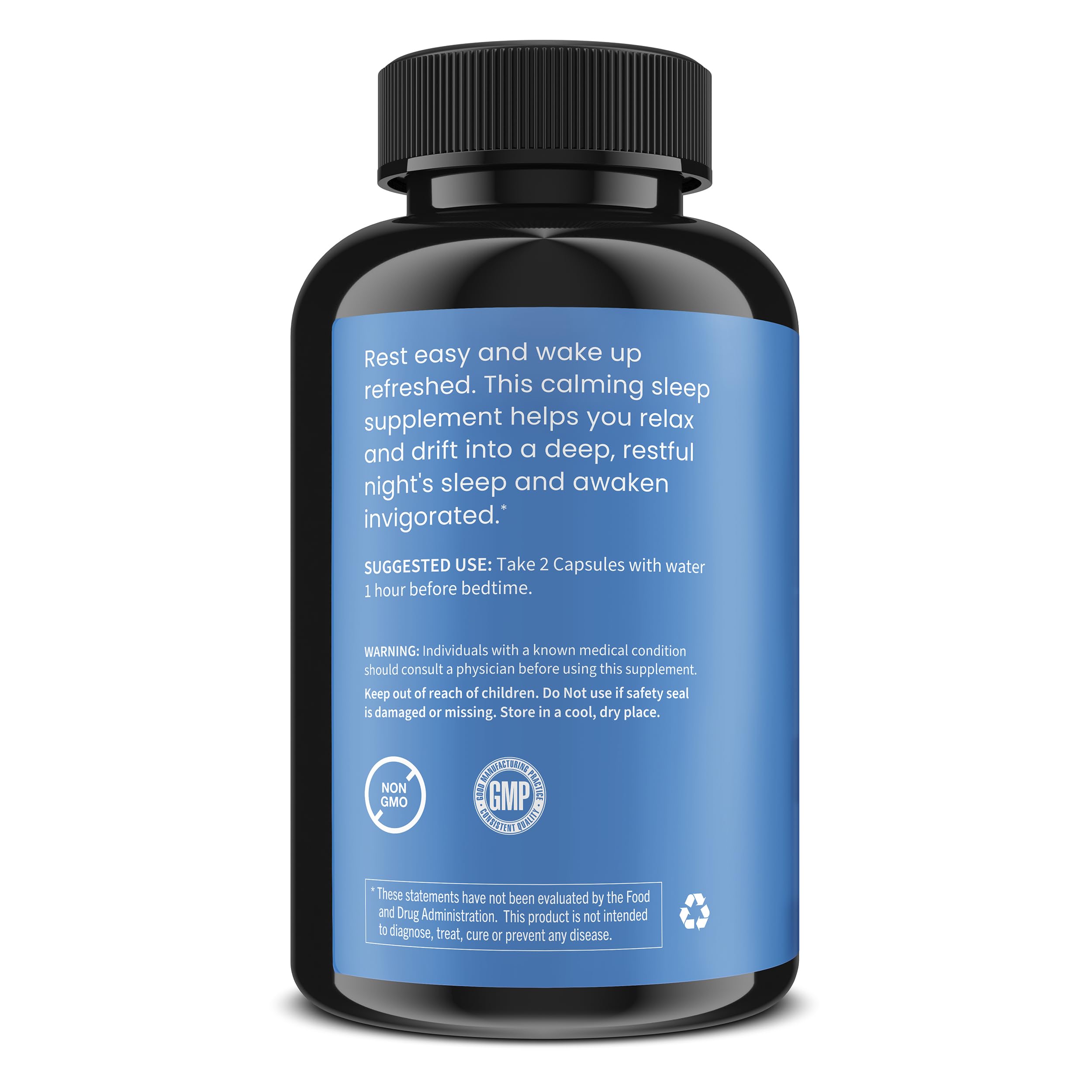WellPath Rest: Valerian Sleep Aid with Melatonin & L-Theanine – Natural Sleep Support (60 Ct)