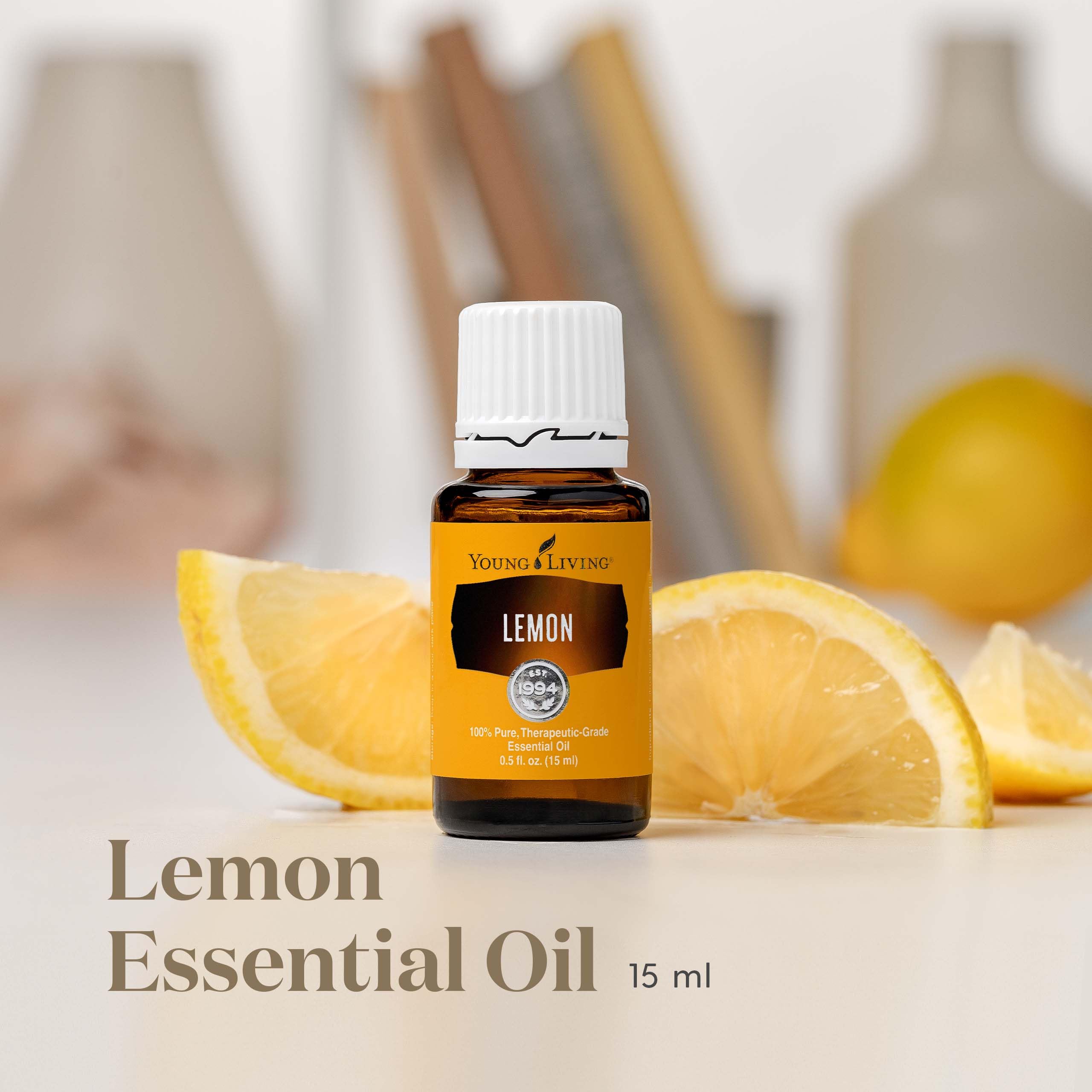 Young Living Lemon Essential Oil 15ml - Premium Skin Care & Diffuser Aroma