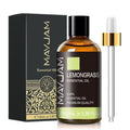Lemongrass Essential Oil 3.38 fl oz – MAYJAM Premium with Glass Dropper