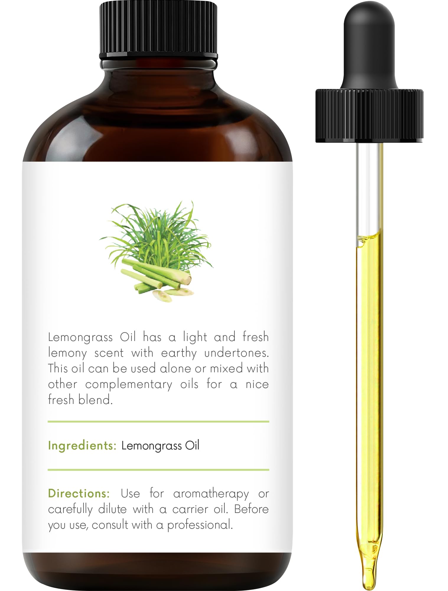 Lemongrass Essential Oil – Handcraft Blends | 1 Fl Oz, Pure & Natural