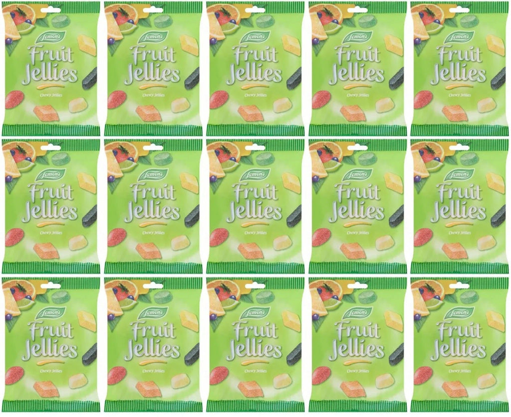 15 x Lemon's Fruit Jellies 135G