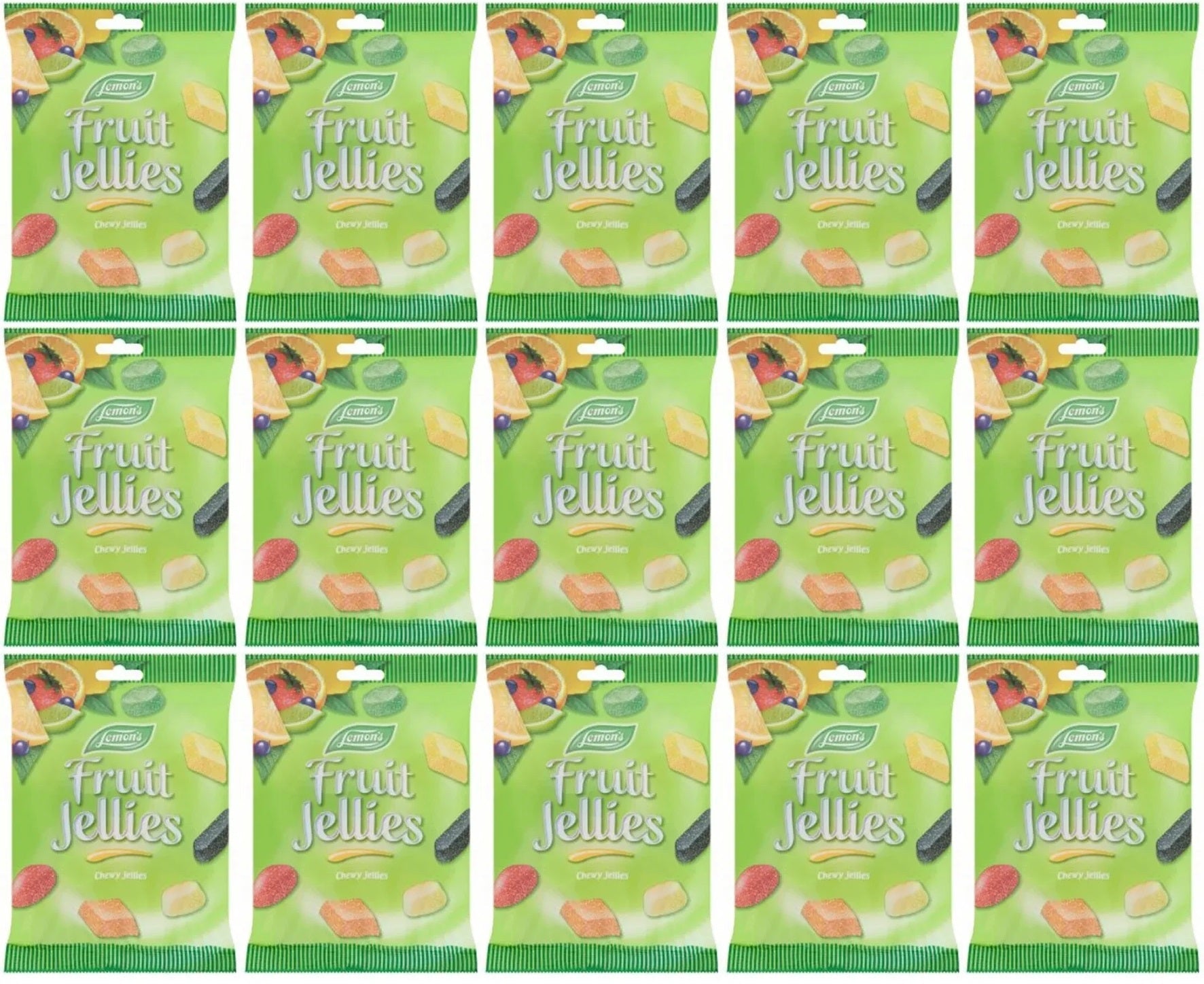 15 x Lemon's Fruit Jellies 135G