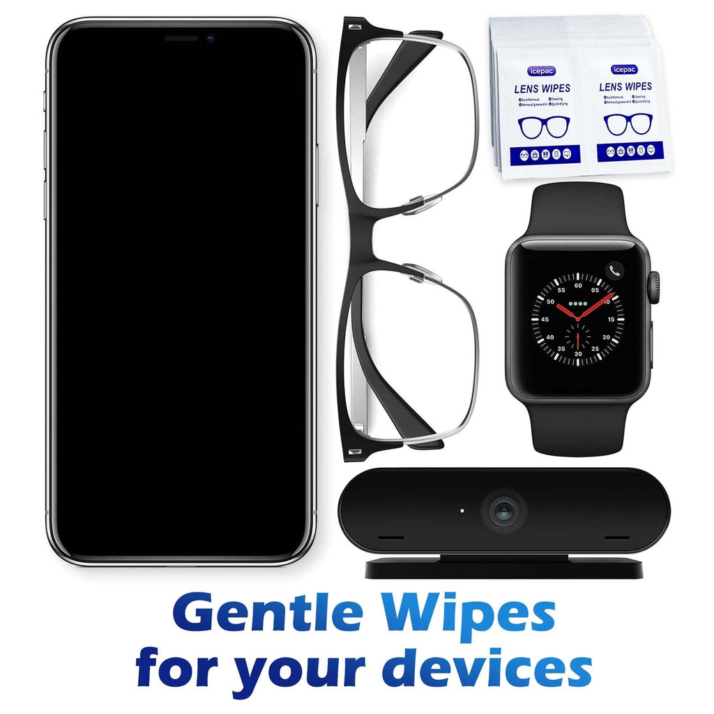 220-Count Lens Cleaning Wipes for Eyeglasses & Screens – Alcohol-Free