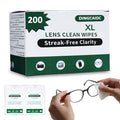 Lens Wipes for Eyeglasses - Gentle, Portable 200 Count | Glasses & Screens