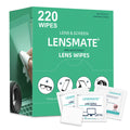 Lensmate 220 Count Lens Wipes – Pre-Moistened & Individually Wrapped Eyeglass Cleaning Wipes