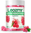 Leozmr Creatine Monohydrate Gummies 5000mg – Raspberry, 120 Gummies