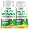 Letollhold Oil of Oregano with Black Seed Oil Softgels – 400 Count, Organic, High Carvacrol, Immune & Antioxidant Support