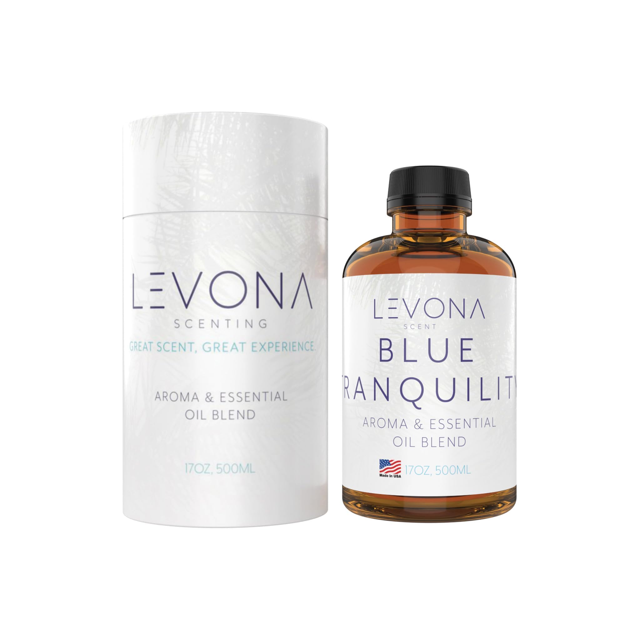 Levona Scent Pure Essential Oils - Blue Tranquility Aromatherapy Oil (500 ml)