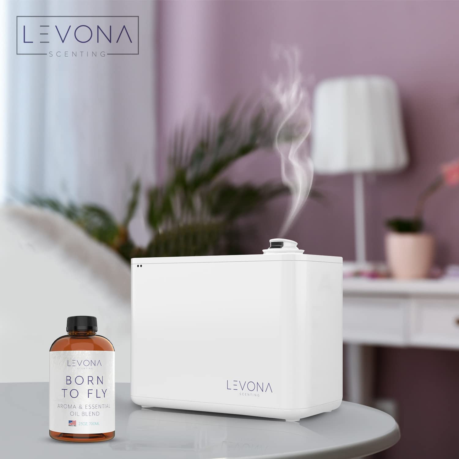 Levona Scent Essential Oil for Diffuser – Born to Fly (700 ml) | Luxury Home Fragrance