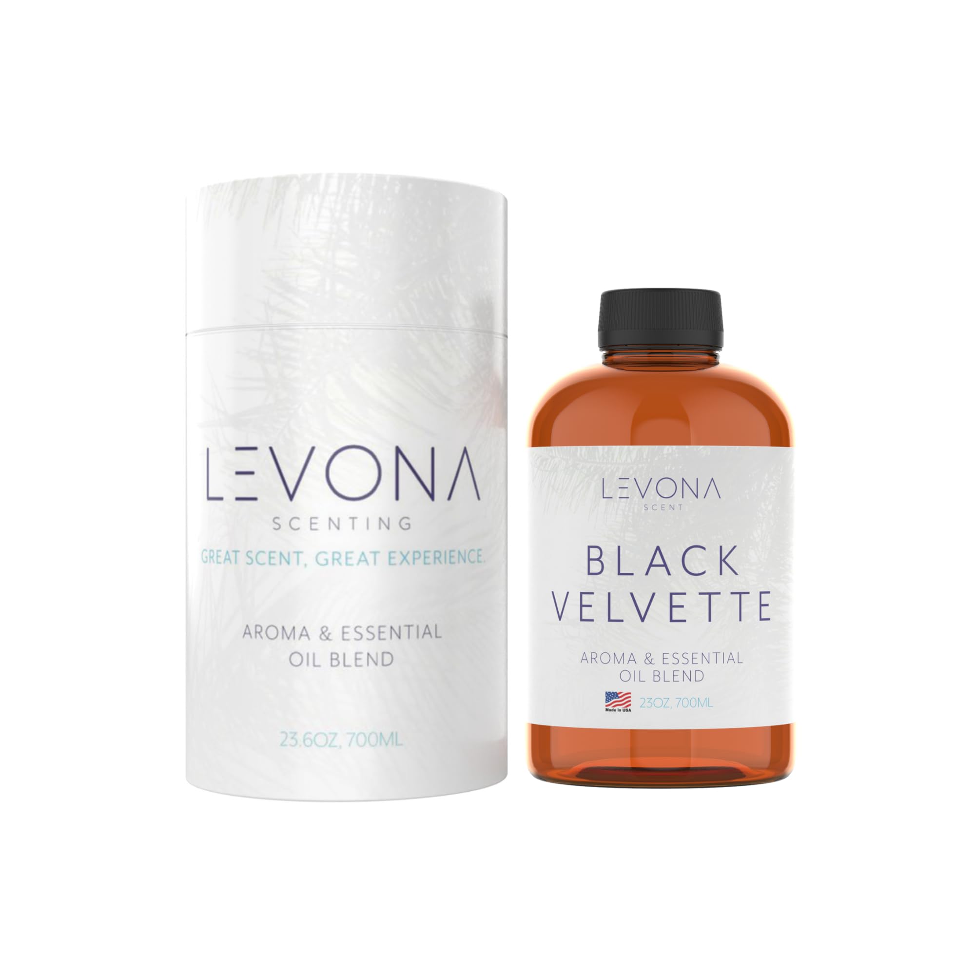 Levona Scent Black Velvette Diffuser Oils – 100% Pure Essential Oils, Woody Citrus & Herbal Floral