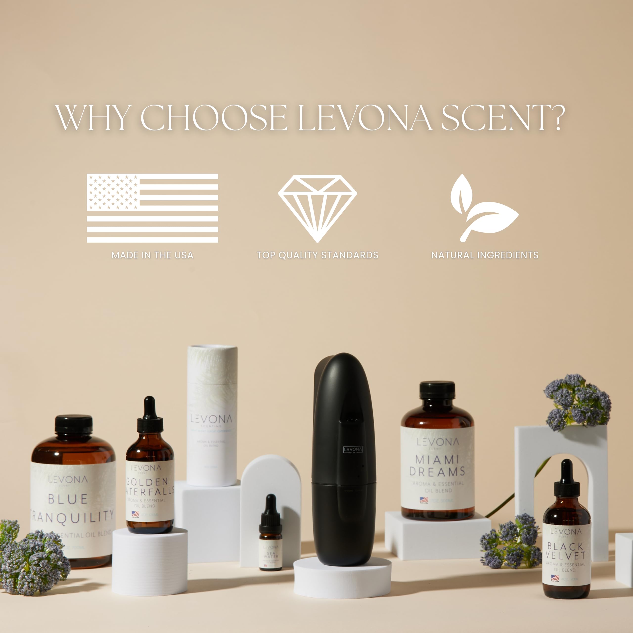 Levona Scent Essential Oil – Moonlight in Paris (500ml)