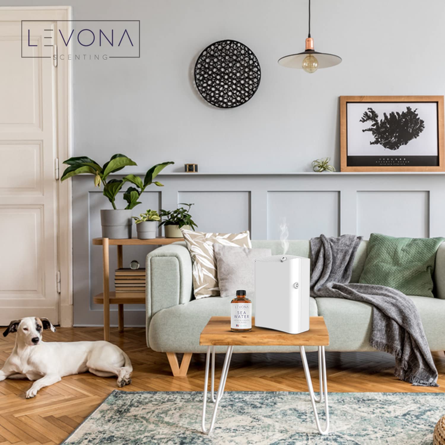 Levona Scent Sea Water Essential Oil for Diffusers – 500 ml