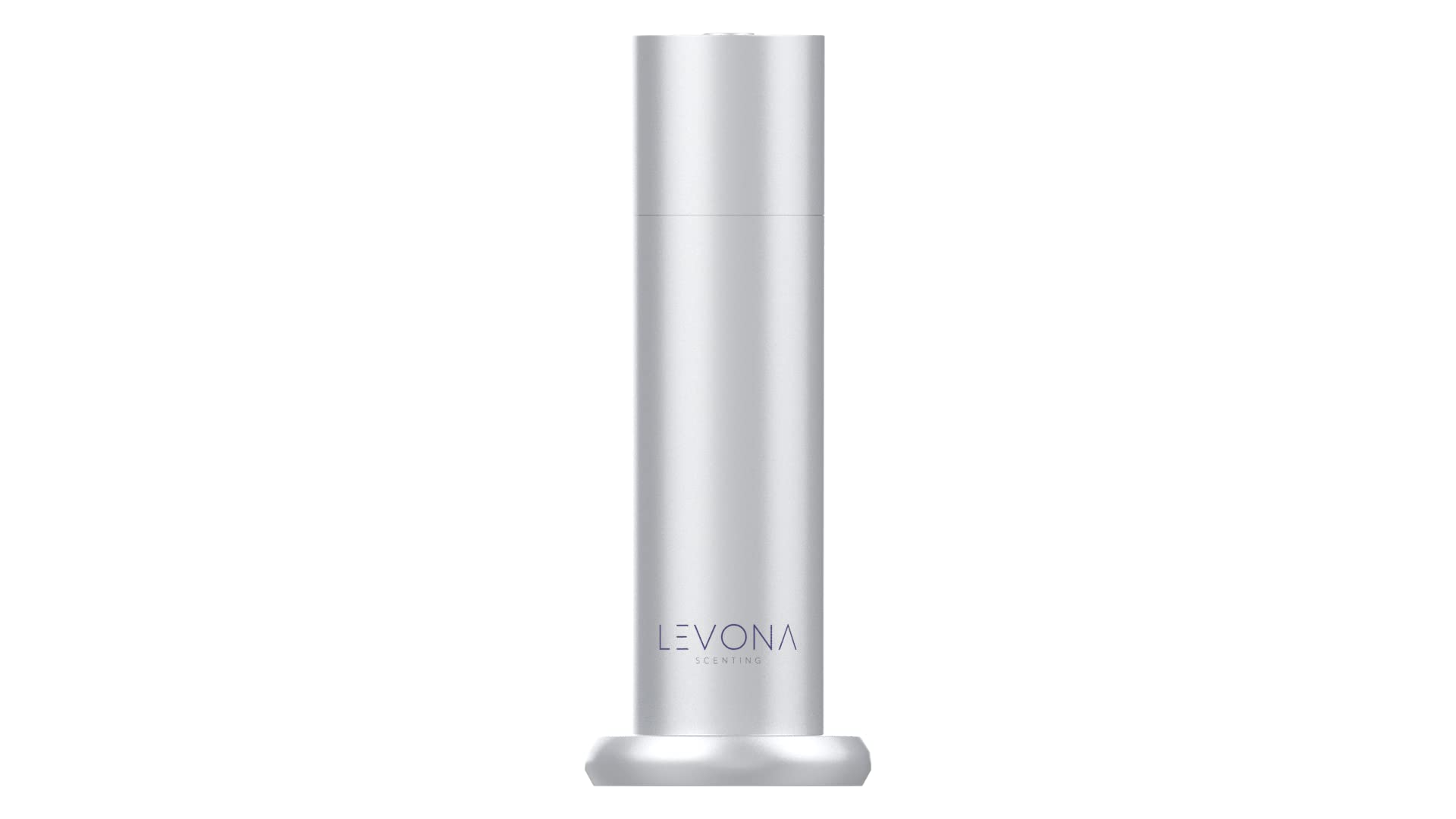 Levona Scent Waterless Diffuser – Smart Plug-In Essential Oil Diffuser (Brushed Silver, 120ml Included)
