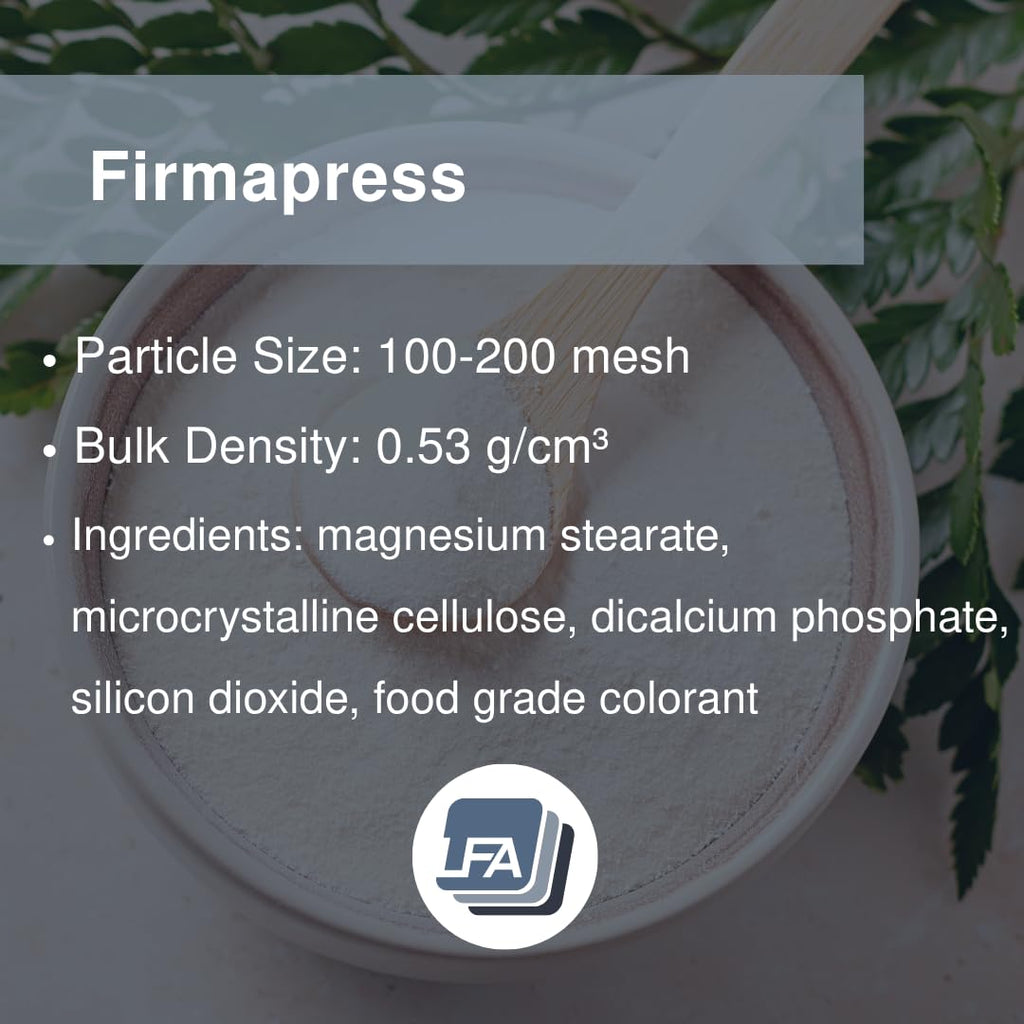 LFA Firmapress Pill Binder Mix Powder for Tablet Press Machines – 25 kg (55 lb) – All-in-One Pharmaceutical-Grade Excipient