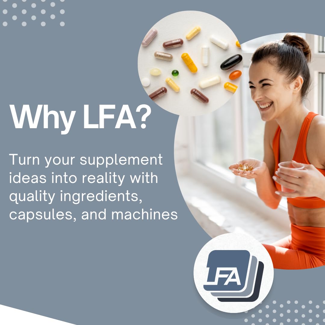LFA Firmapress Pill Binder Mix Powder for Tablet Press Machines – 25 kg (55 lb) – All-in-One Pharmaceutical-Grade Excipient