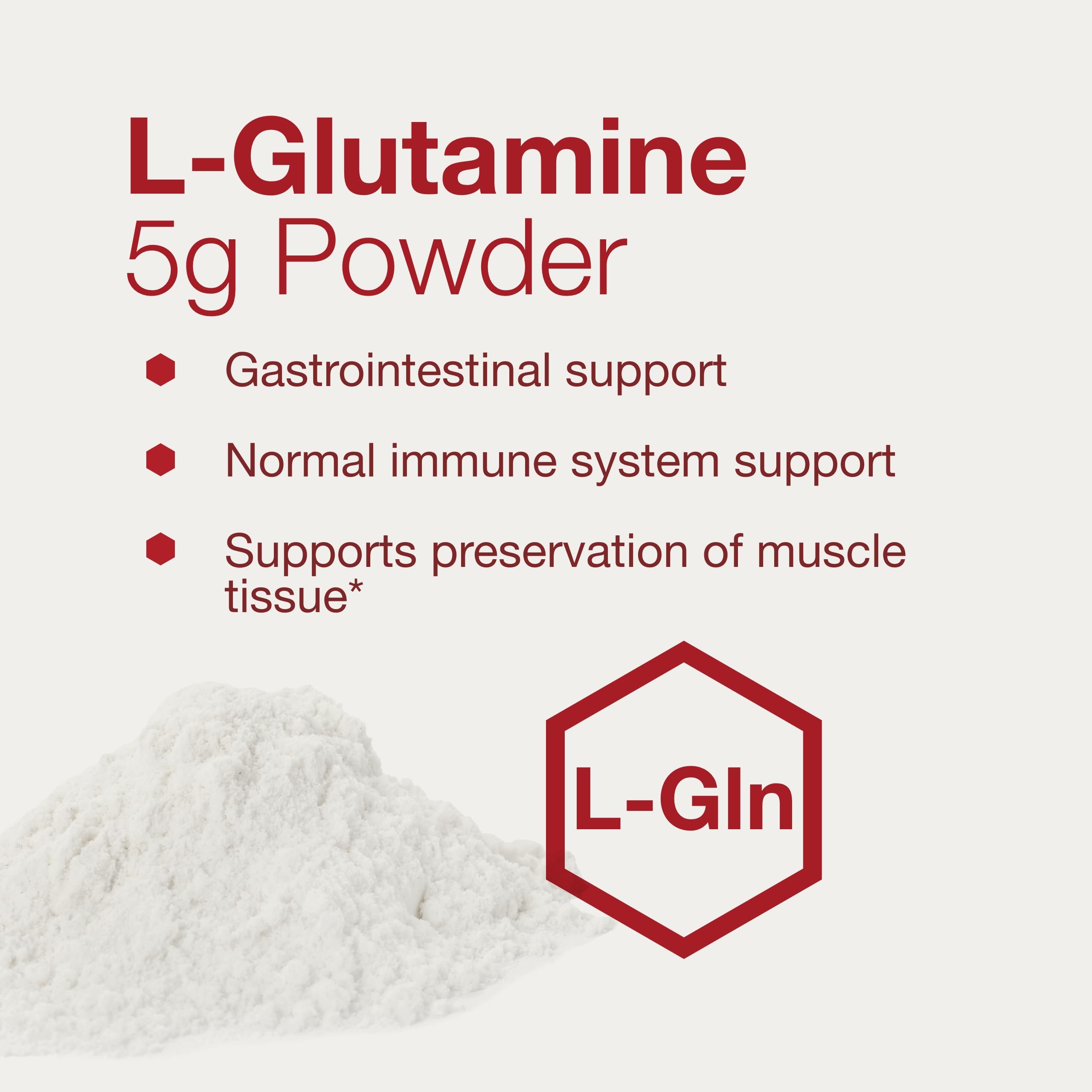 PROTOCOL FOR LIFE BALANCE L-Glutamine - Pure Powder - Muscle Tissue, Gut Health and Immune Support - 1 Pound