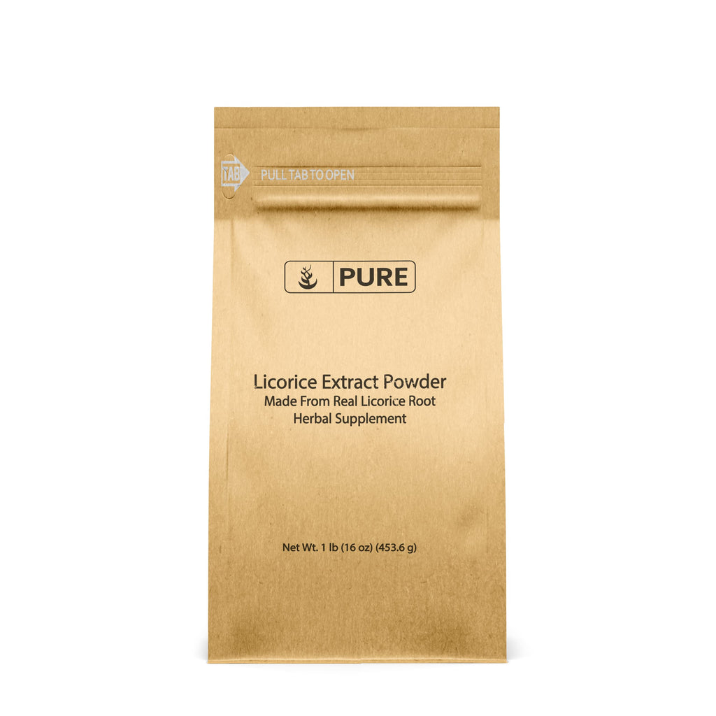 Pure Original Ingredients Licorice Extract Powder (1lb) – Non-GMO, Gluten-Free | Mulethi