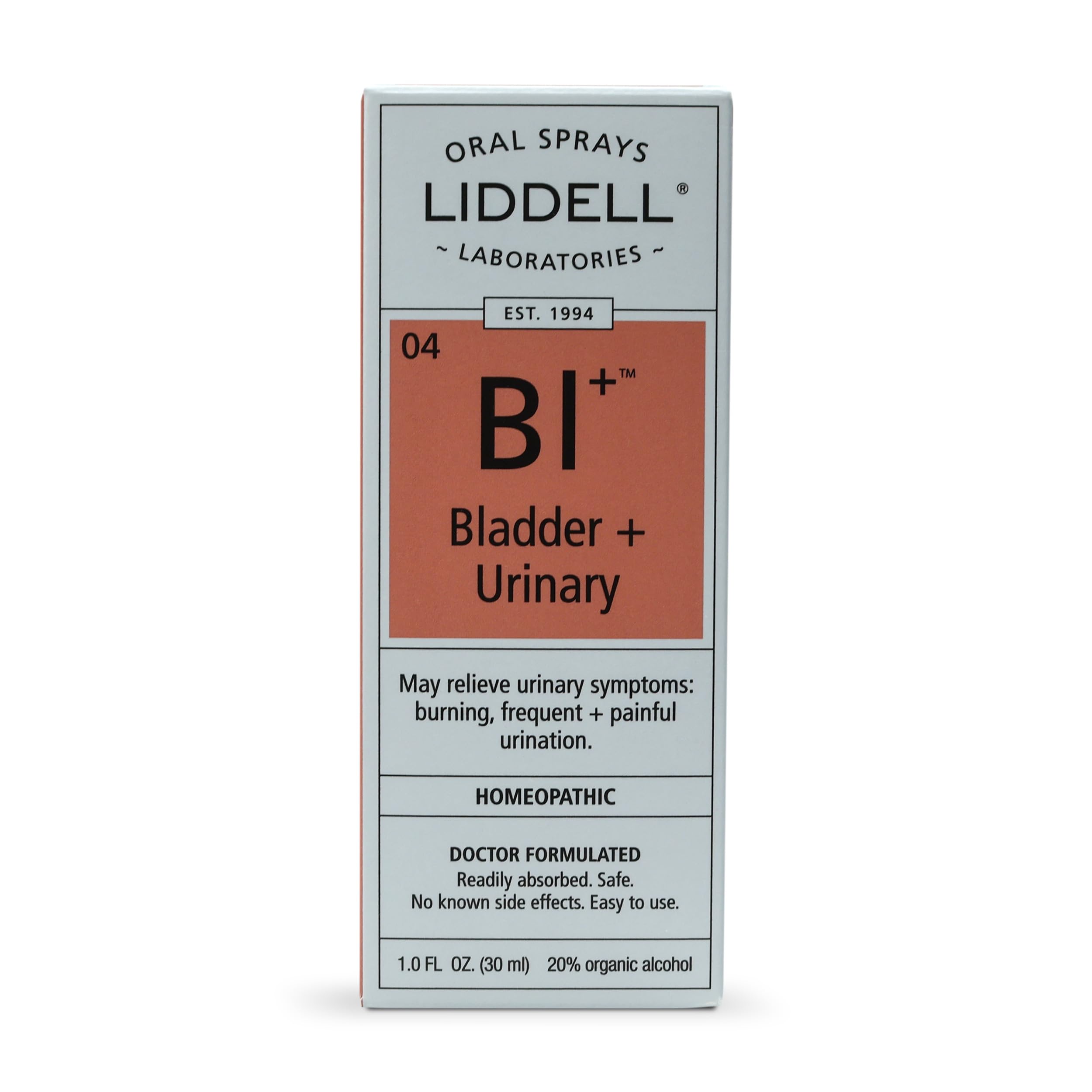 Liddell Homeopathic Bladder & Urinary Spray – 1 fl oz | Natural Relief