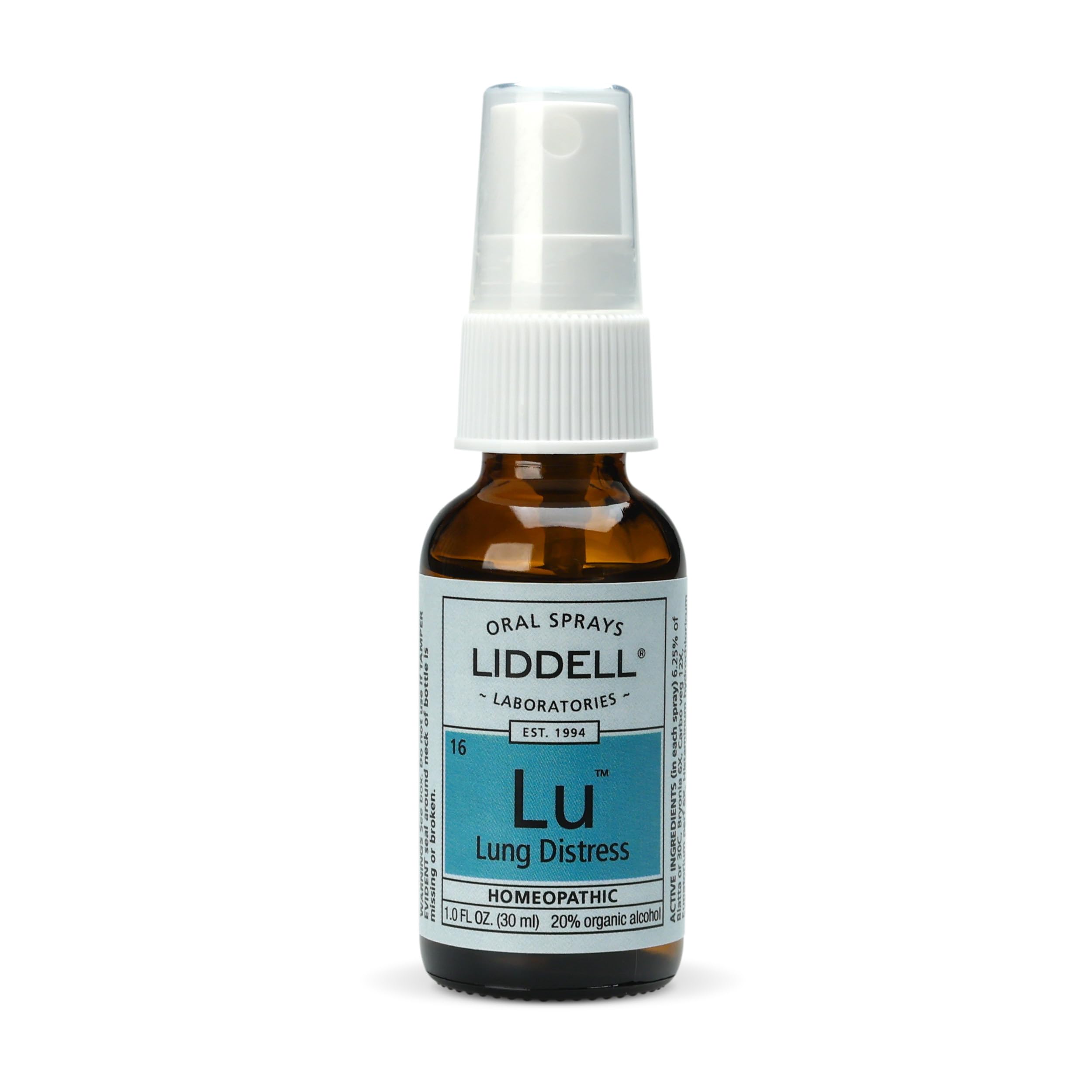 Liddell Lung Distress - Natural Homeopathic Spray for Lung Support