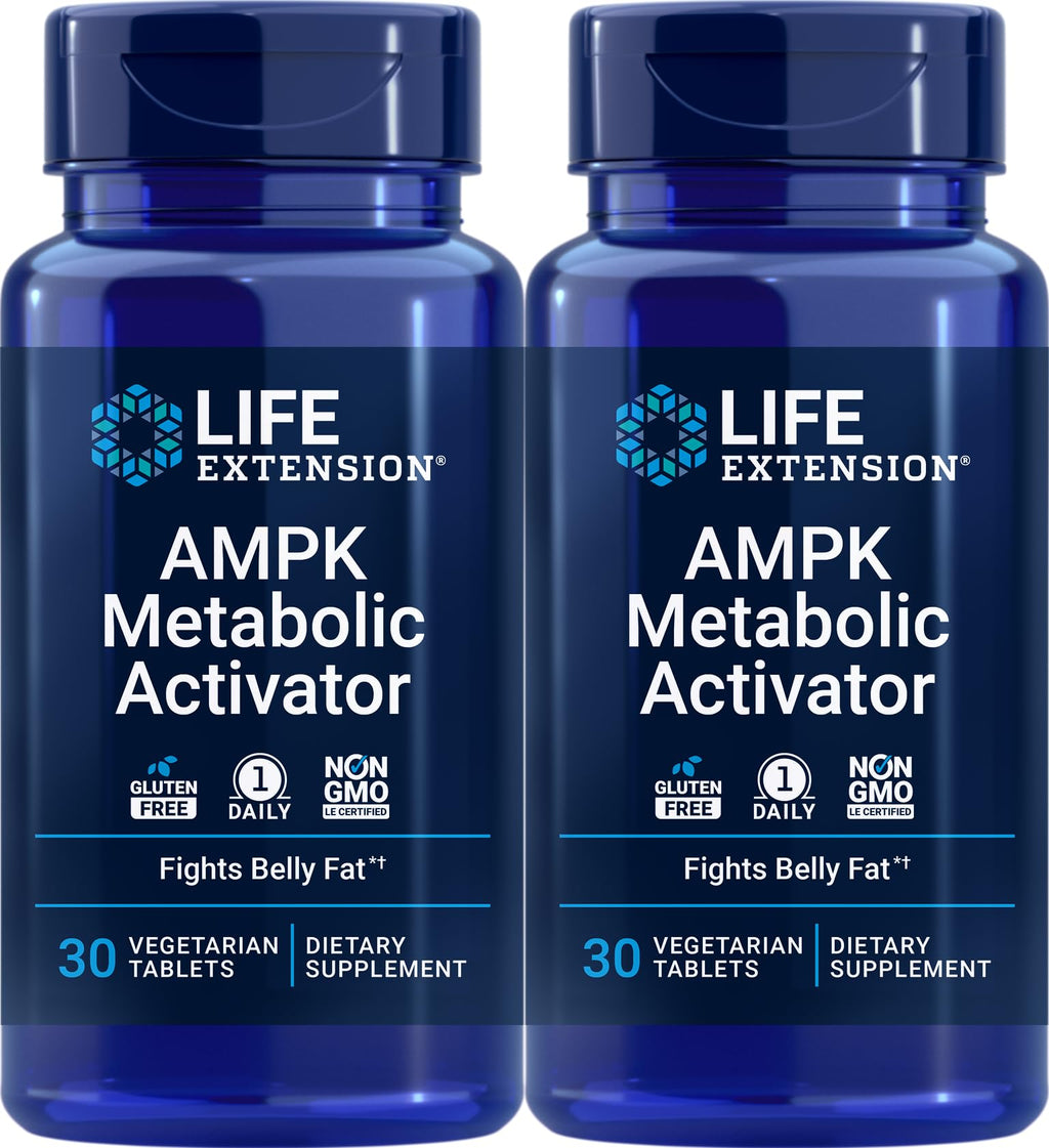 Life Extension AMPK Metabolic Activator 30 Tablets – 2 Pack