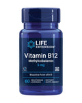 Life Extension Vitamin B12 Methylcobalamin – 5 mg Quick-Dissolving Lozenges (60) | Gluten-Free, Non-GMO, Vegetarian